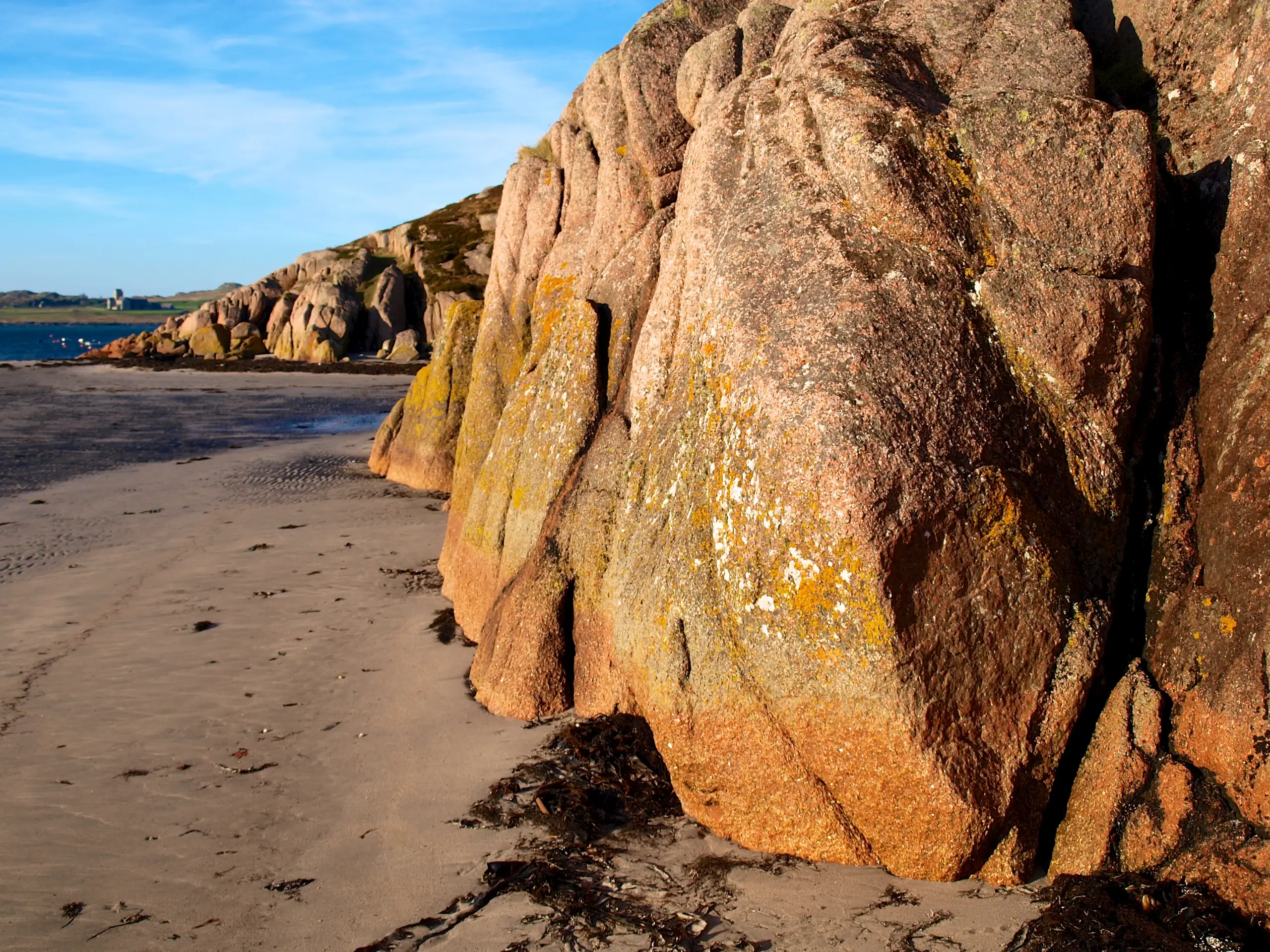 Granite rocks on the beach