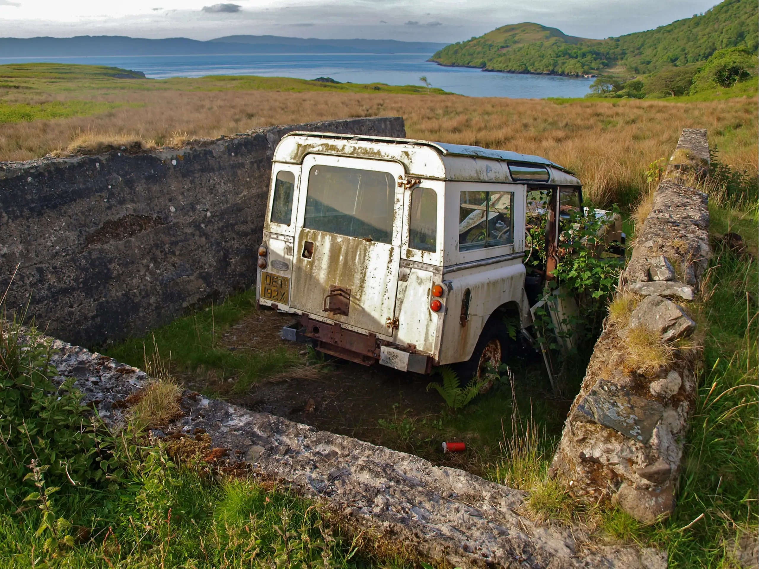 The end of the road and the end of this Land Rover