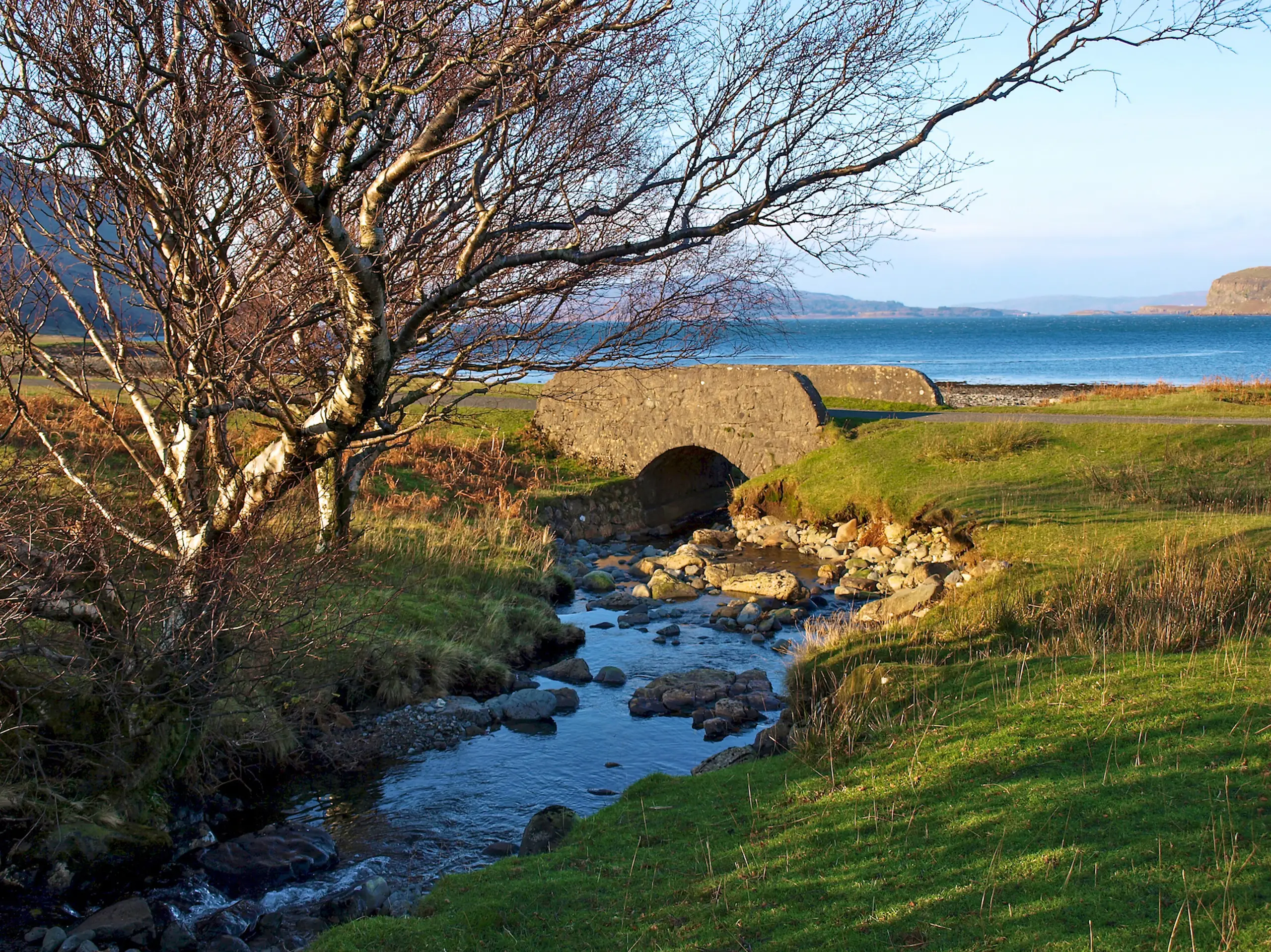 The bridge over the Abhainn Dhiseig burn