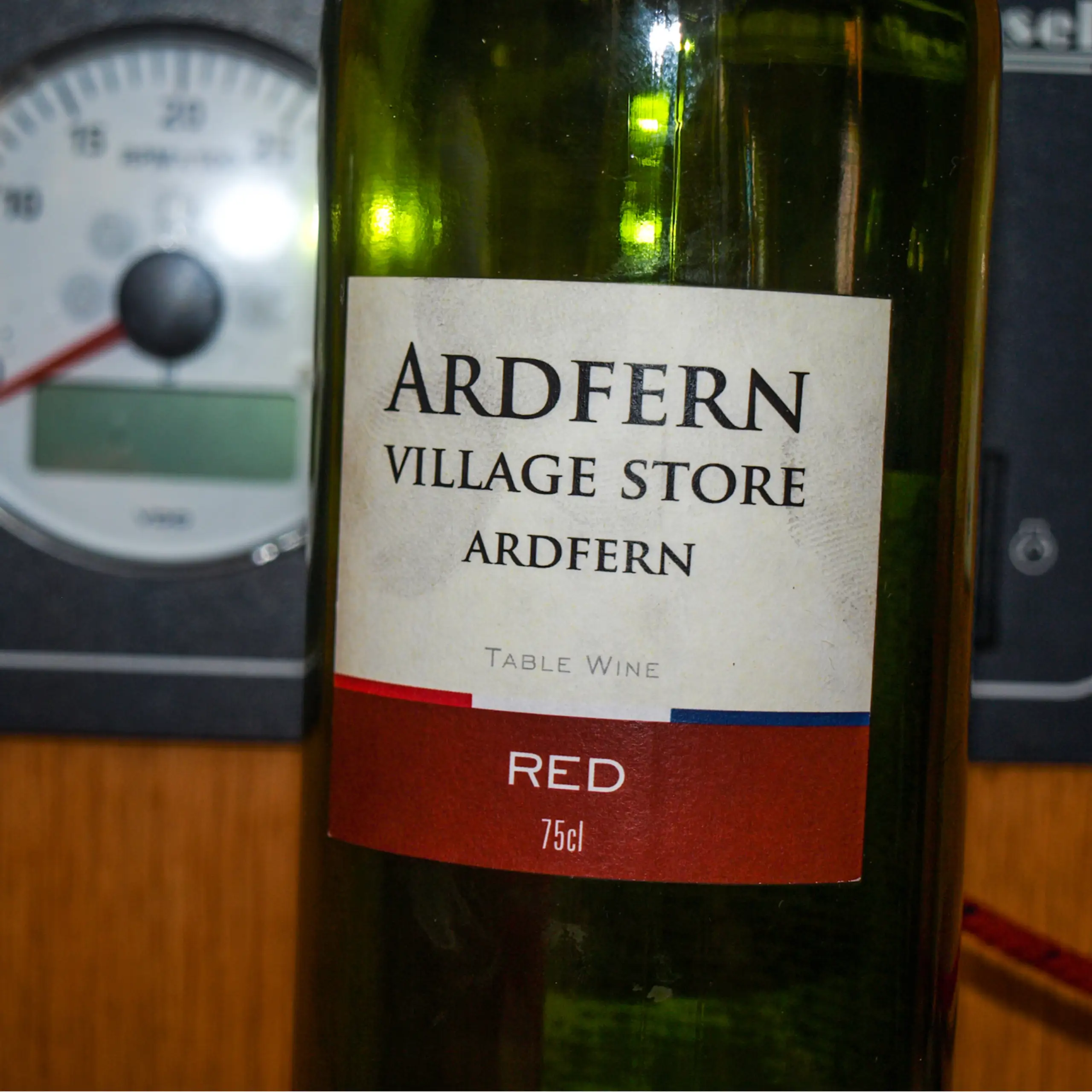 An unusual village shop selling its own branded wine