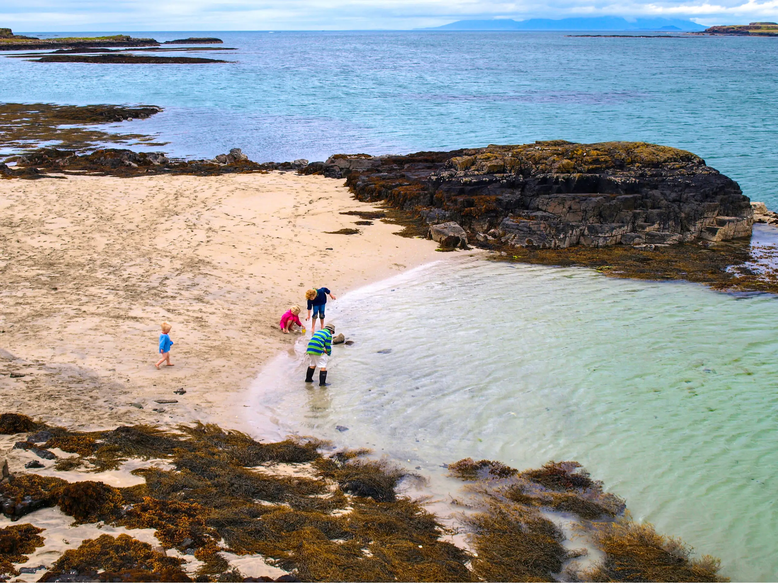 The beach at Croig