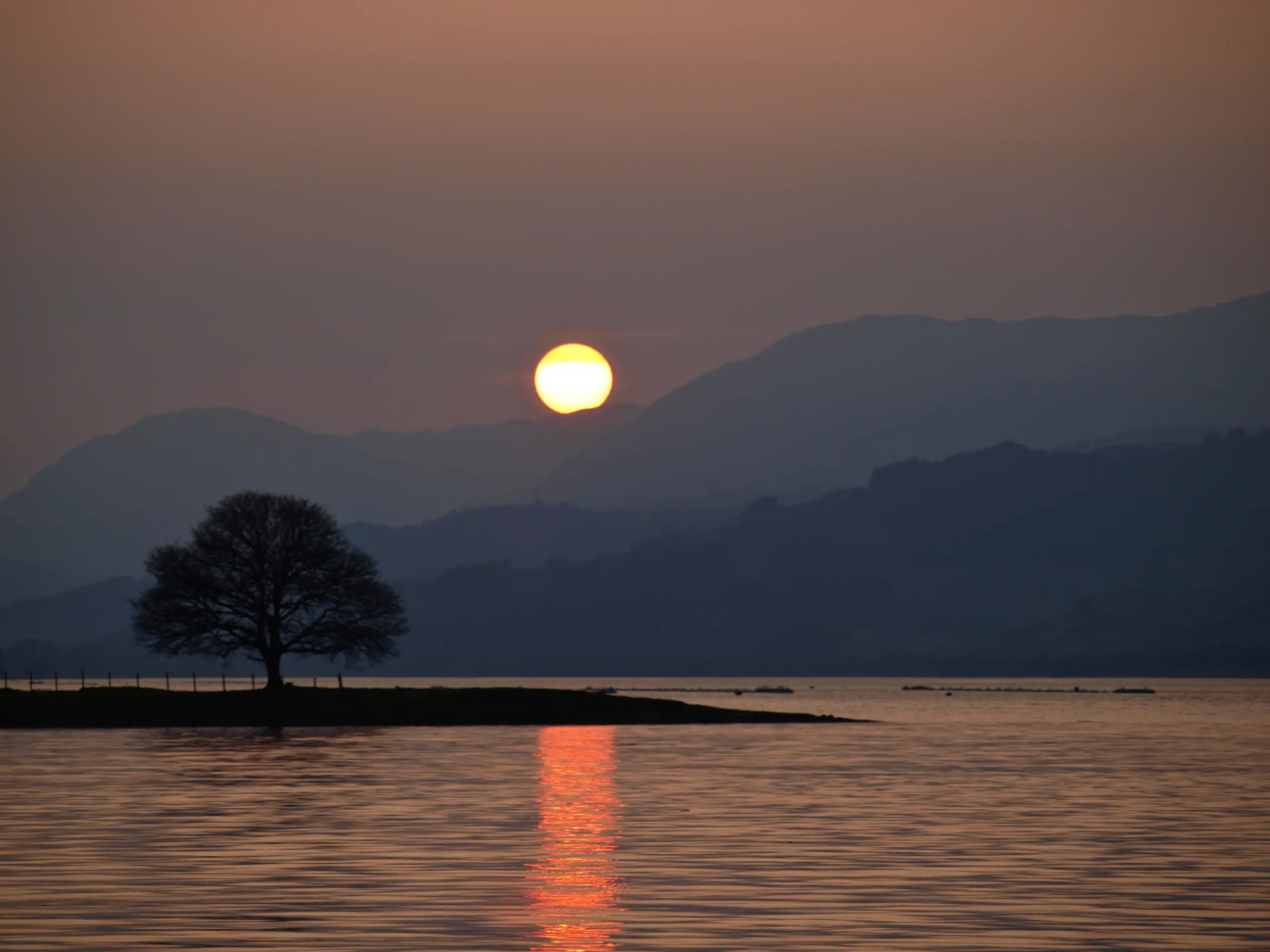 Sunset over Loch Eil