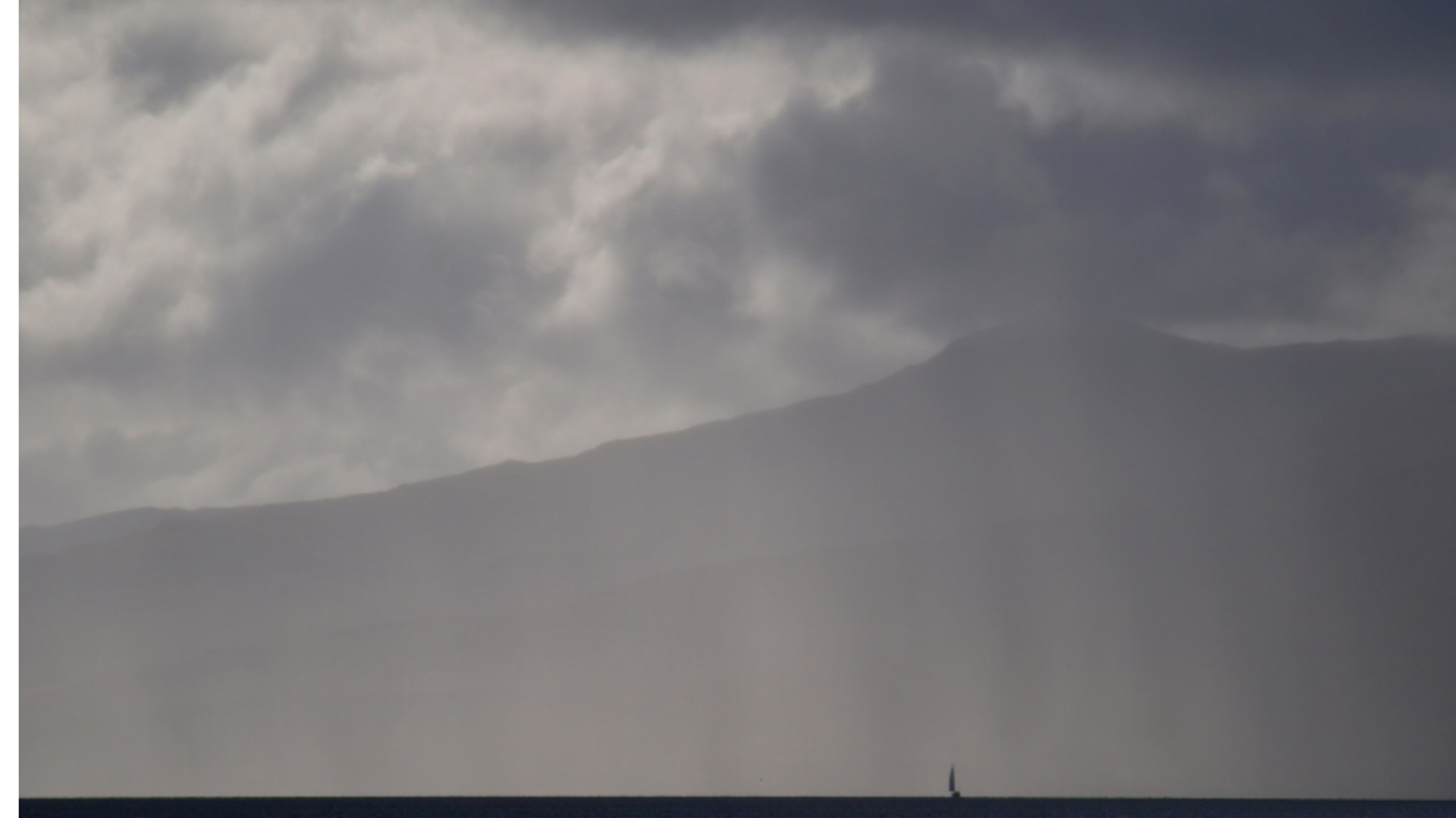 A blustery day in the Sound of Mull