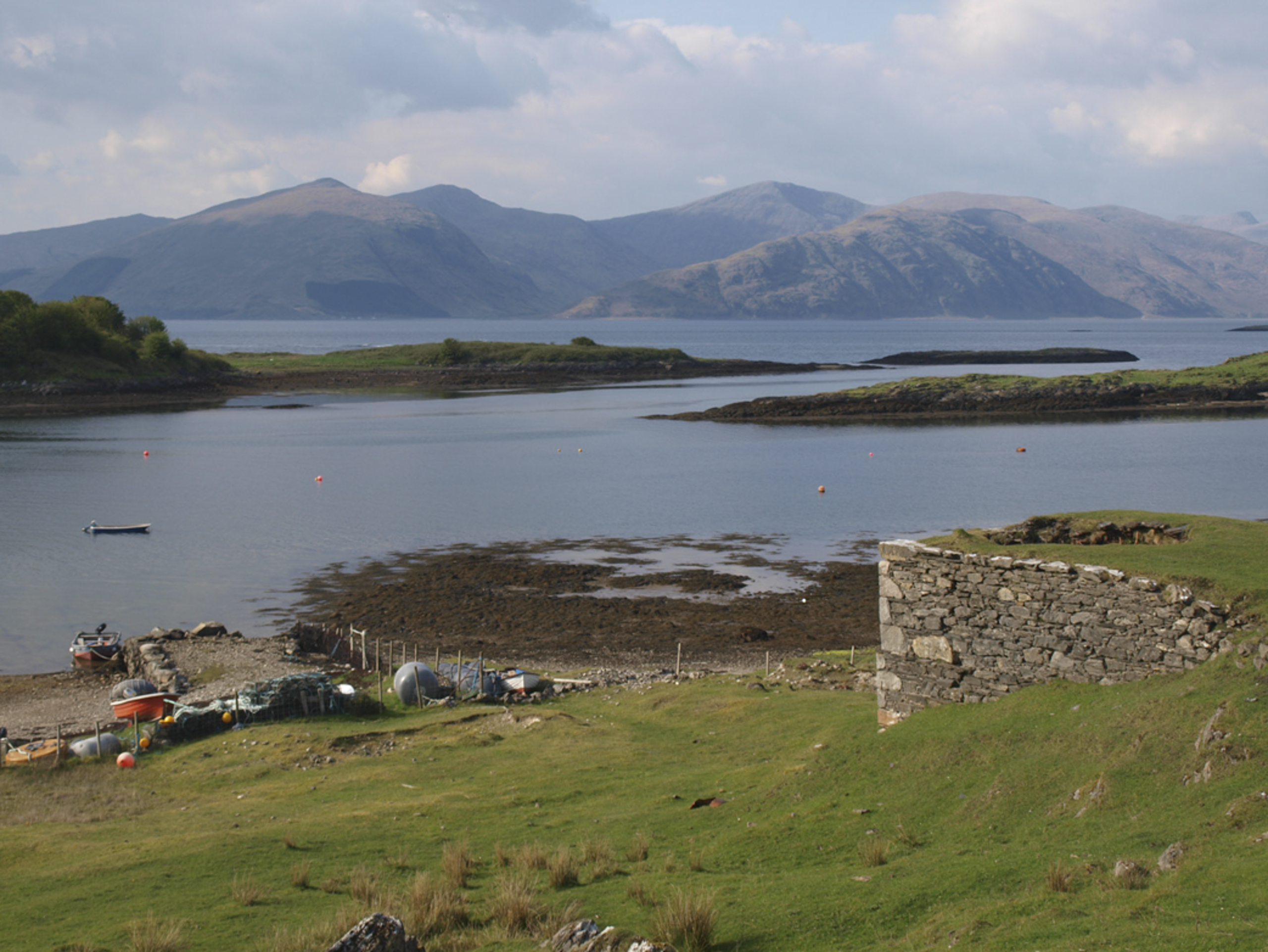 Overlooking the difficult to enter pool to the southeast, with a lime kiln