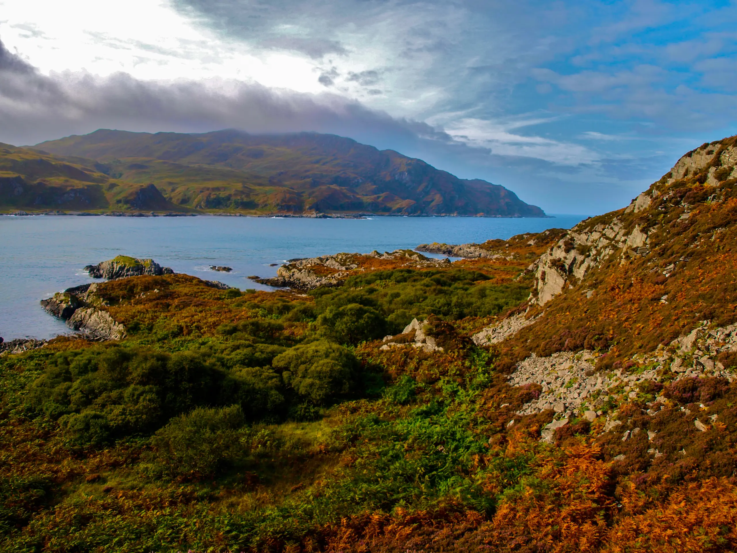 Looking across to Scarba
