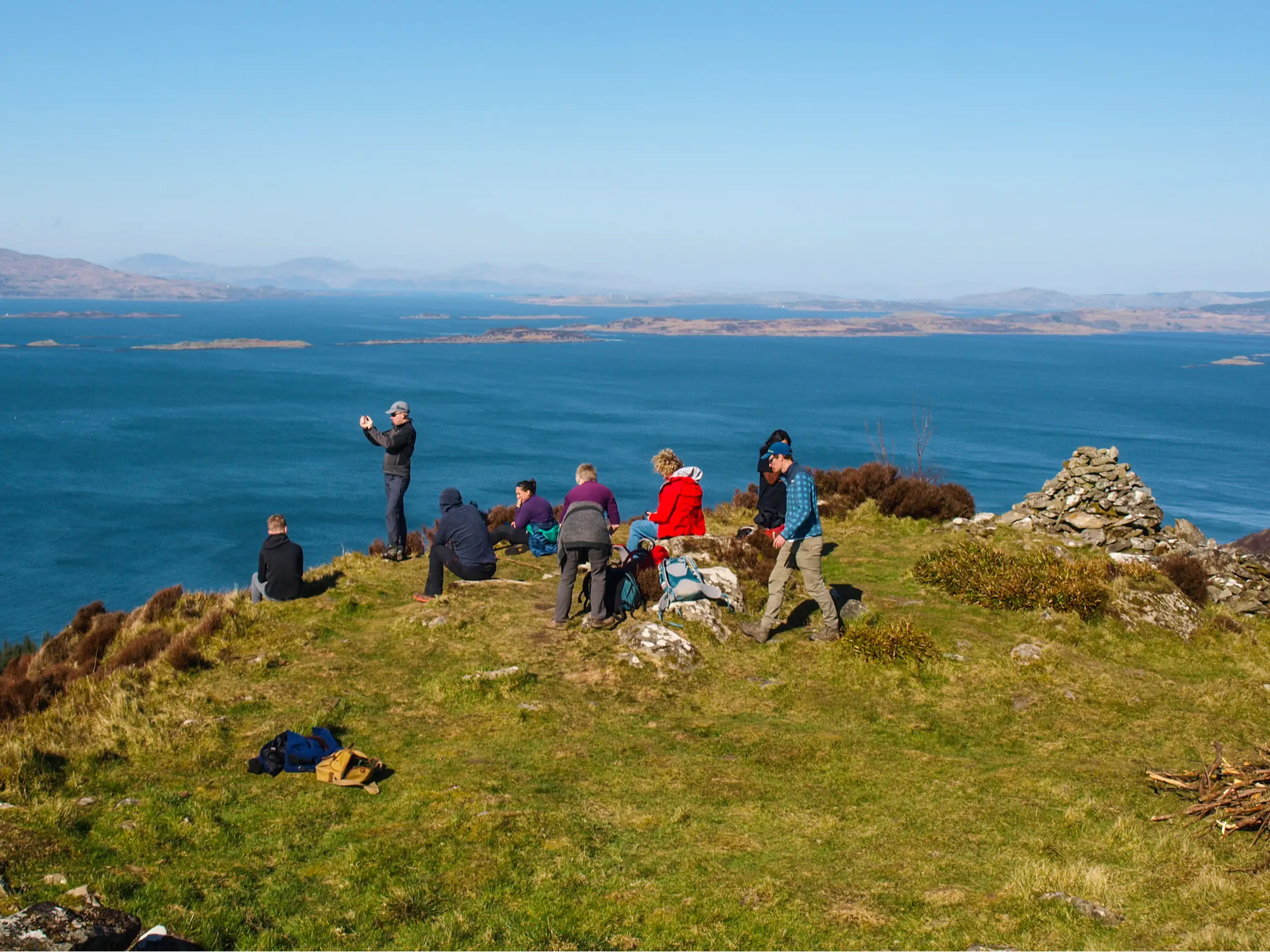 The summit of Castle Dounie