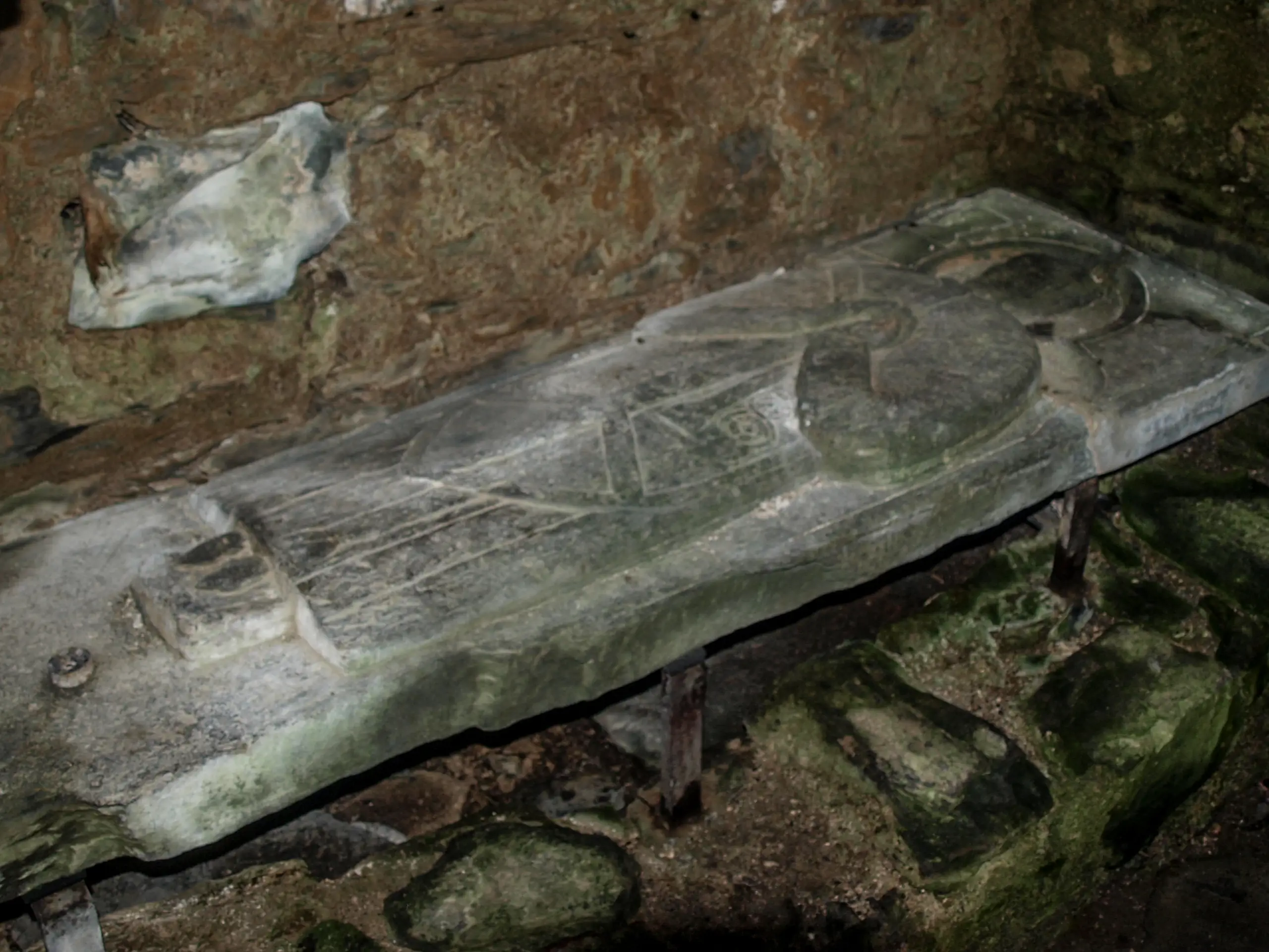 Monument to a recumbent knight