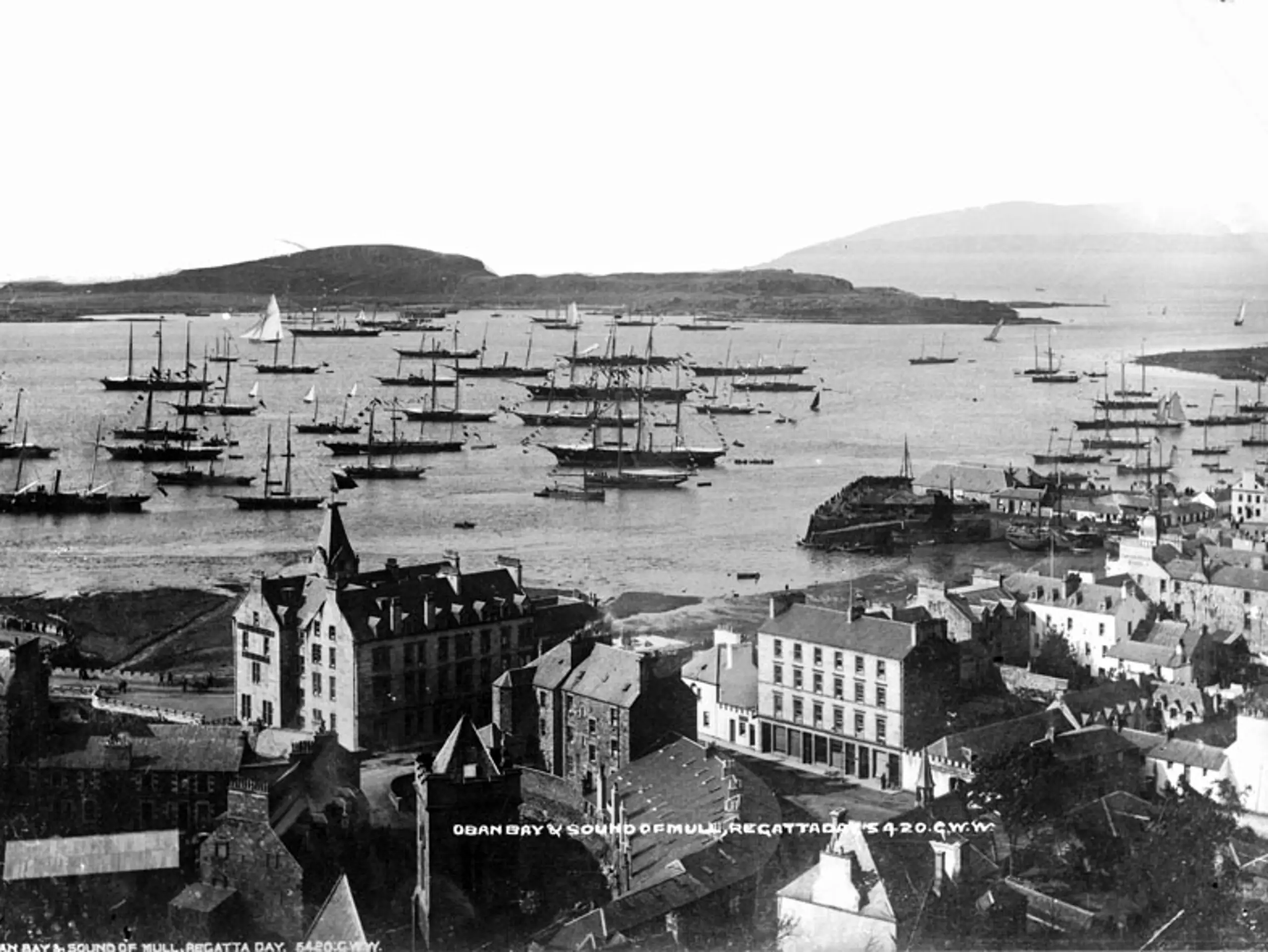 The Oban regatta in the late 19th/early 20th century