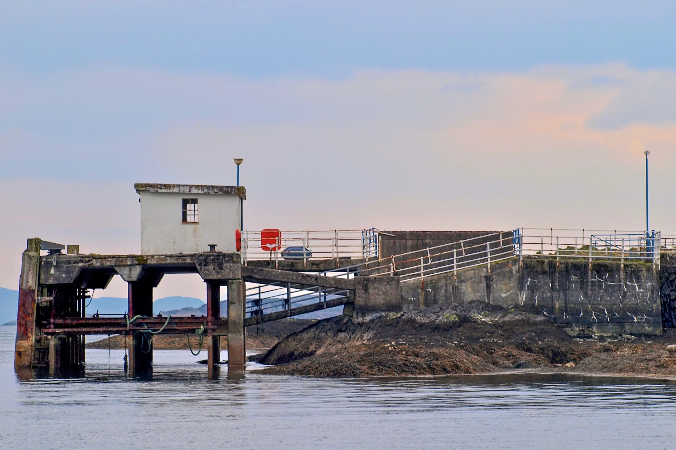 The pier from the anchorage