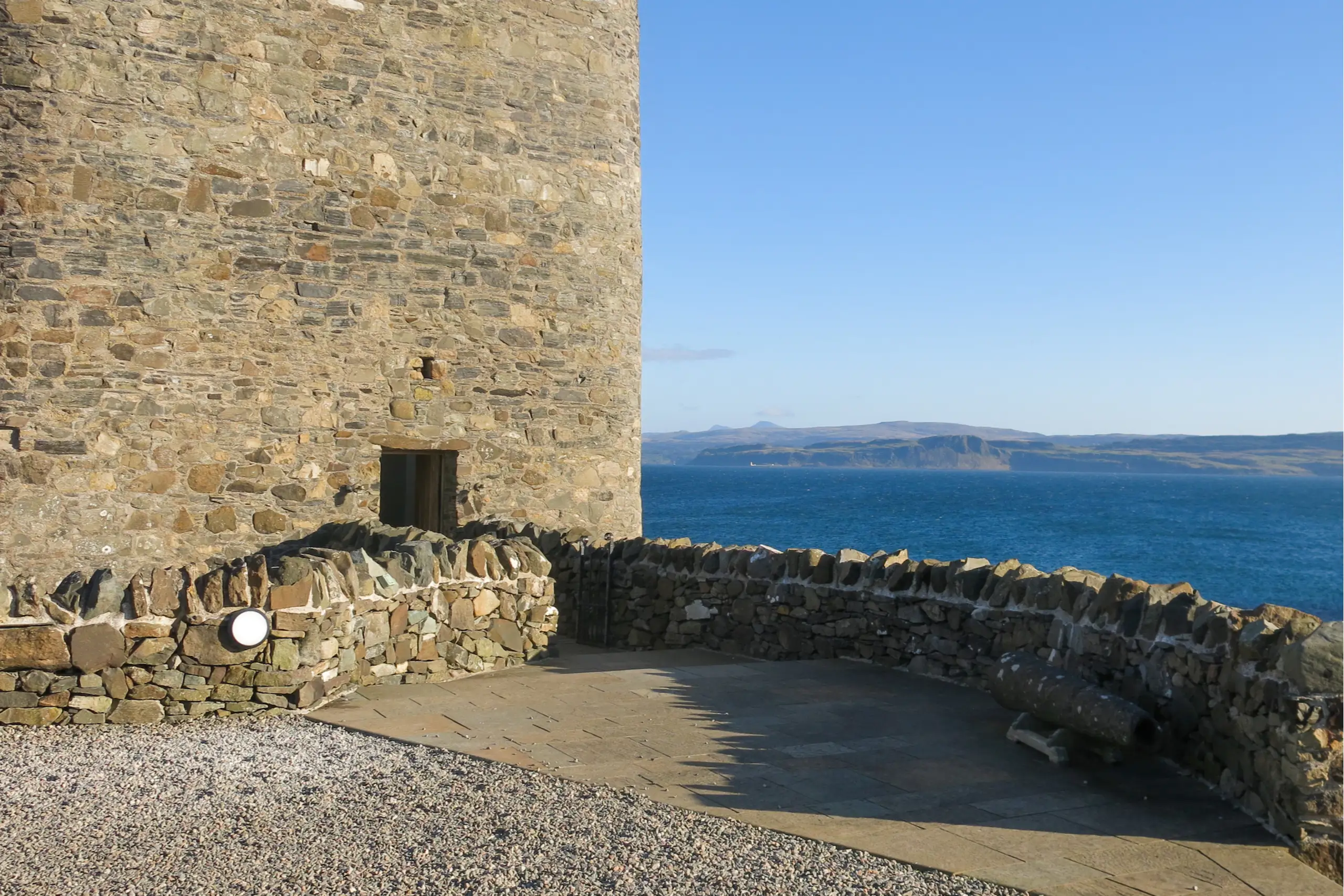 The castle entrance now