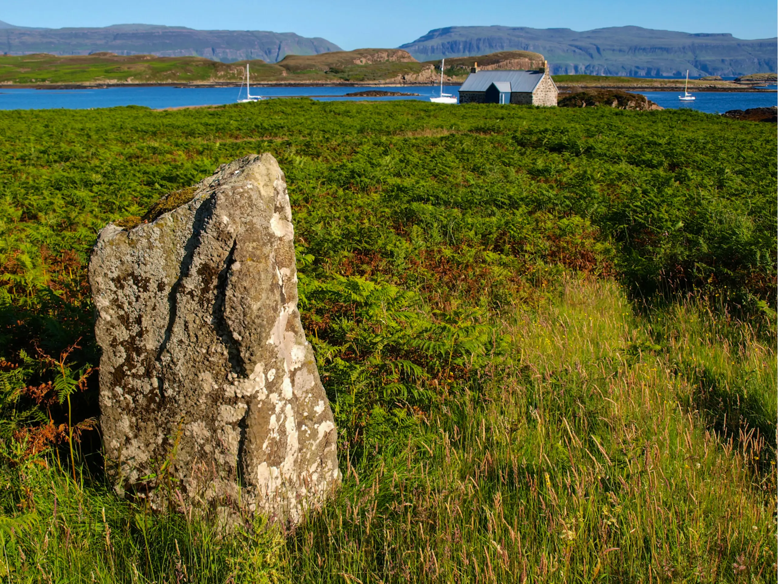 Standing stone maybe, and the bay