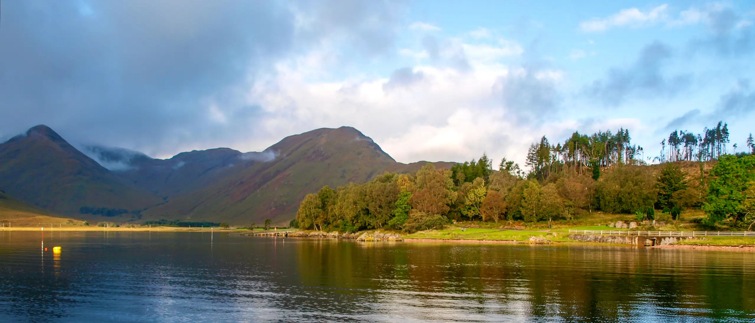 The view from the anchorage