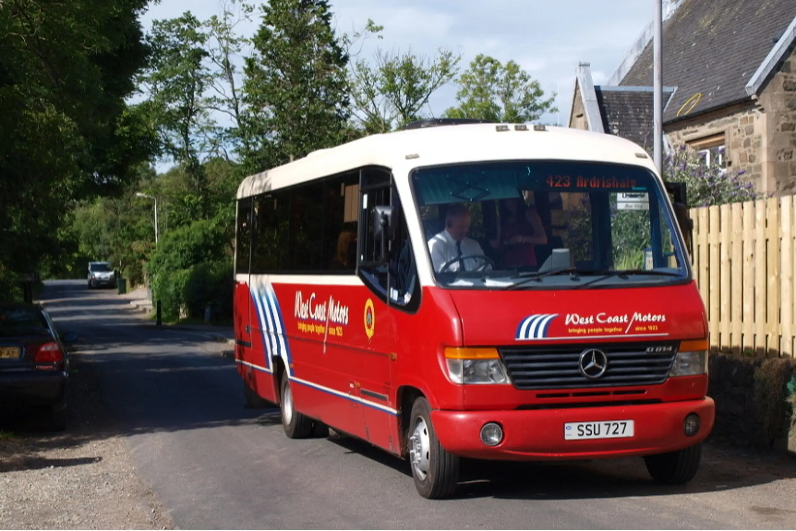 An earlier generation of bus