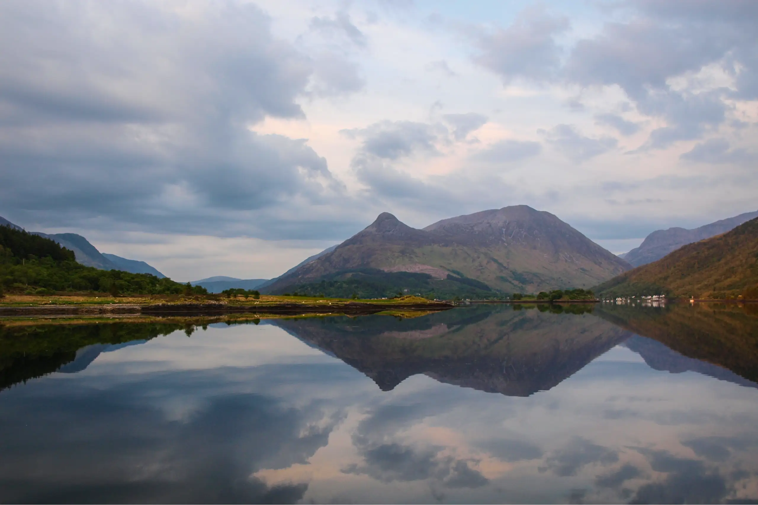 Looking up the loch from the anchorage