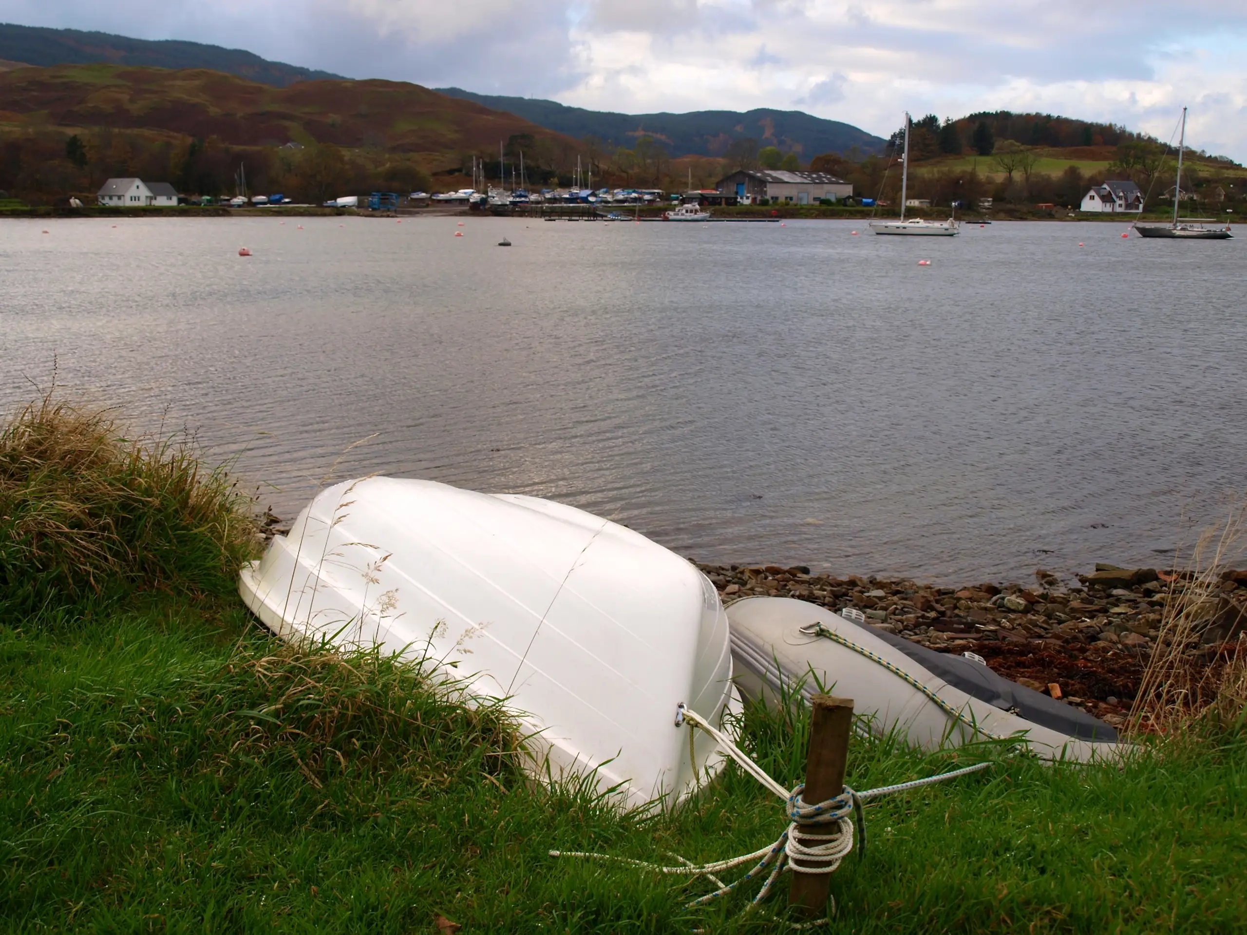 Looking across to the Yacht Haven