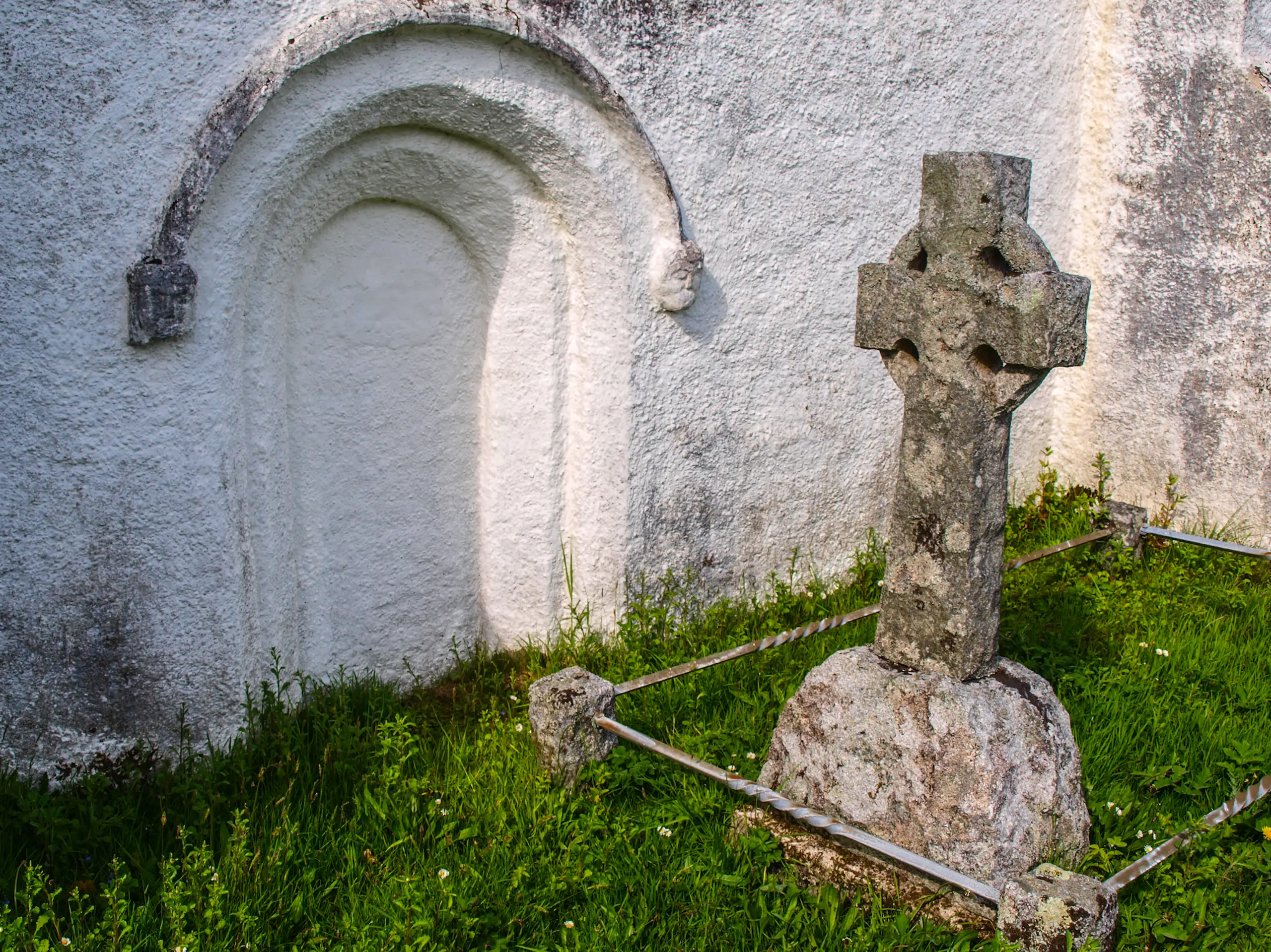 One of the remnants of the cathedral