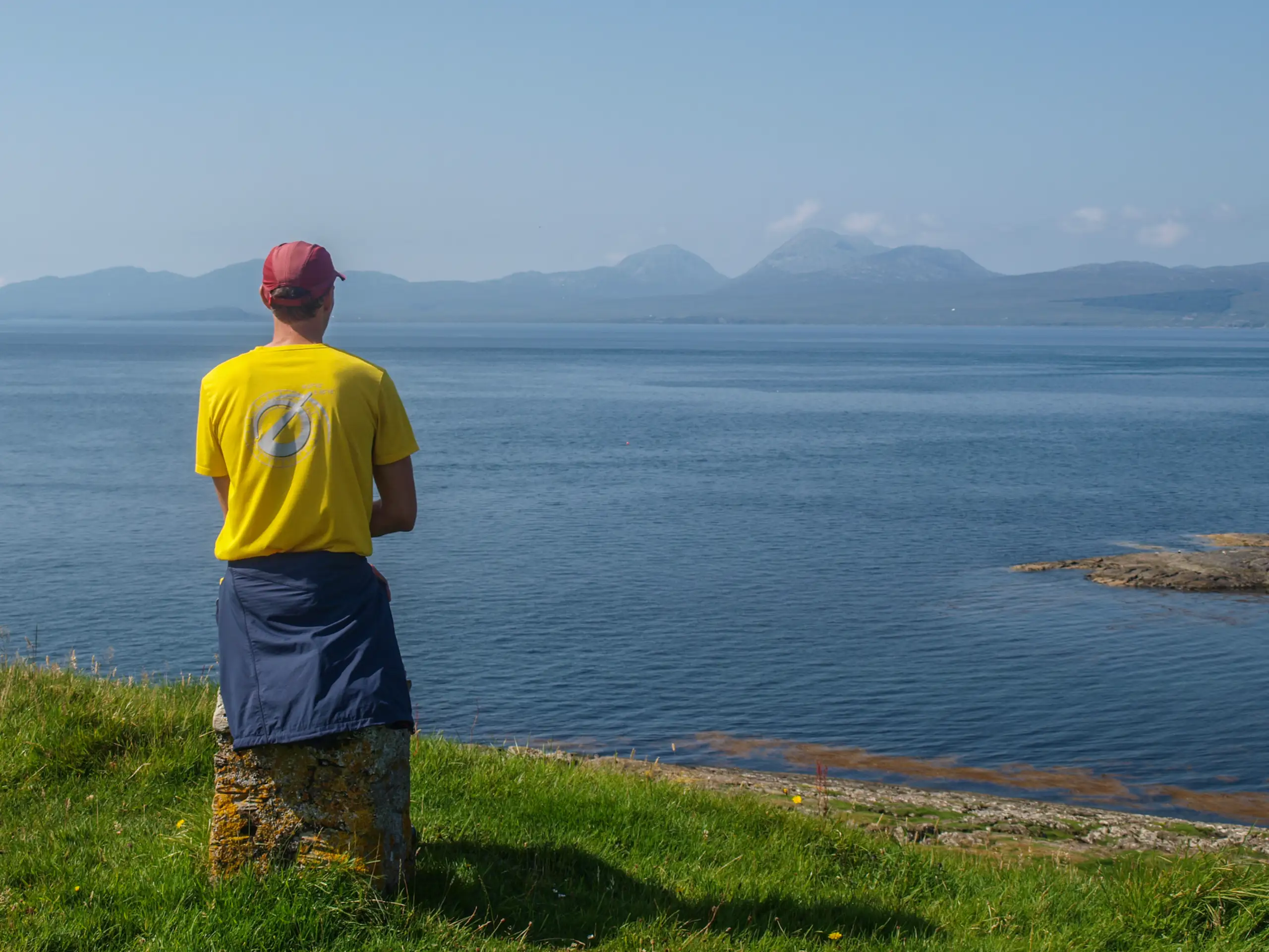 Looking across to the Paps of Jura