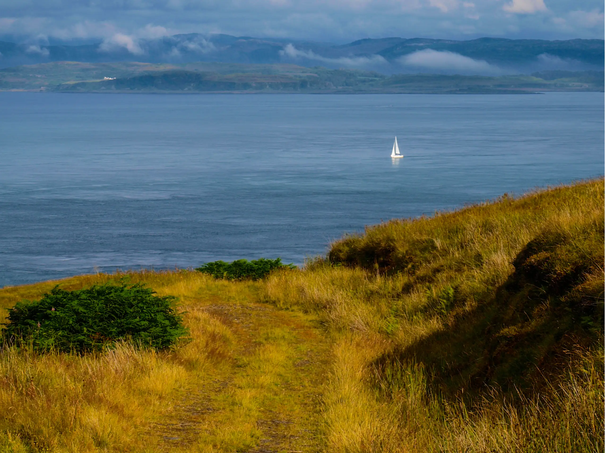 The almost aerial view of the Sound of Luing