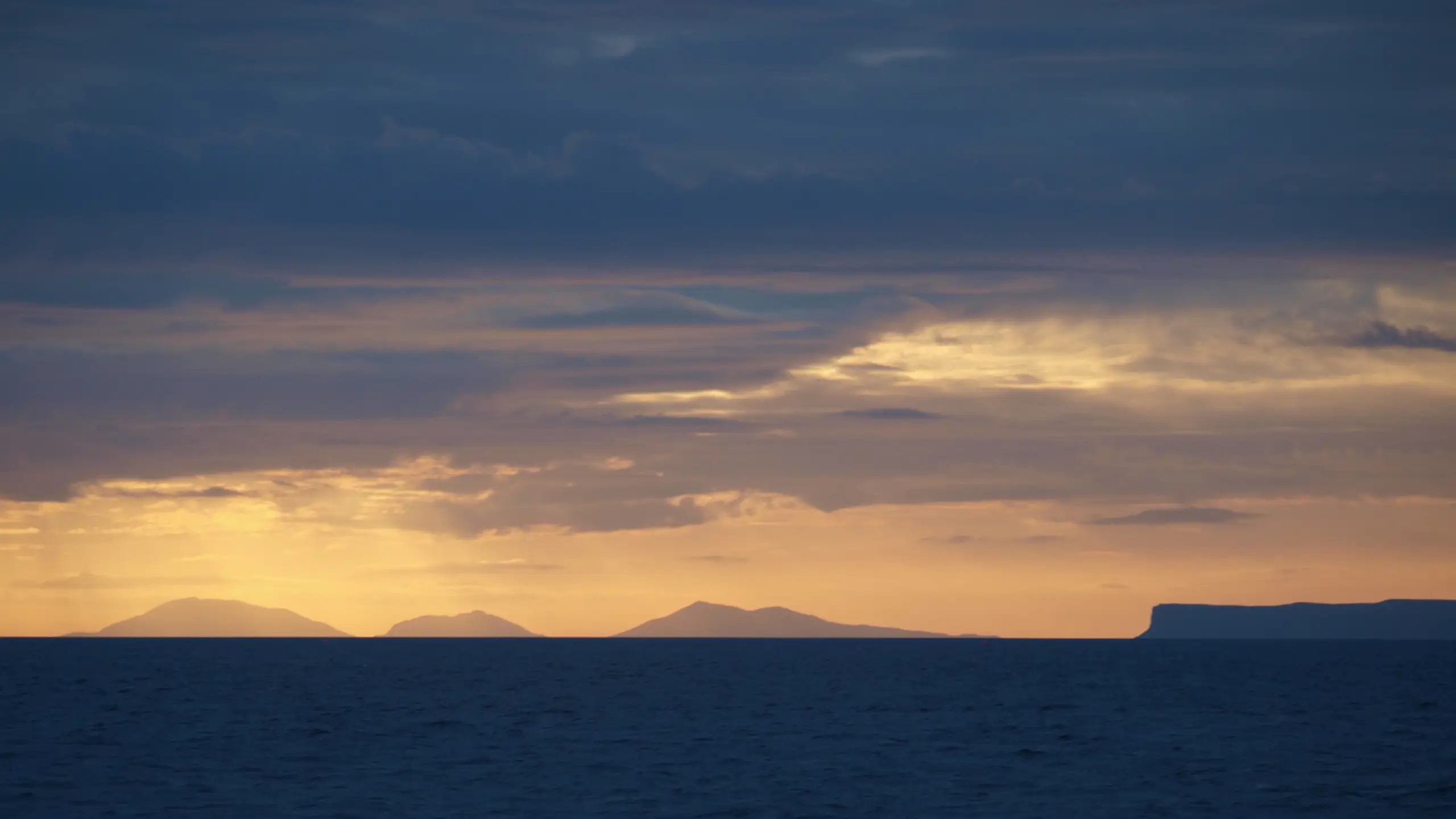The Outer Hebrides from Eigg