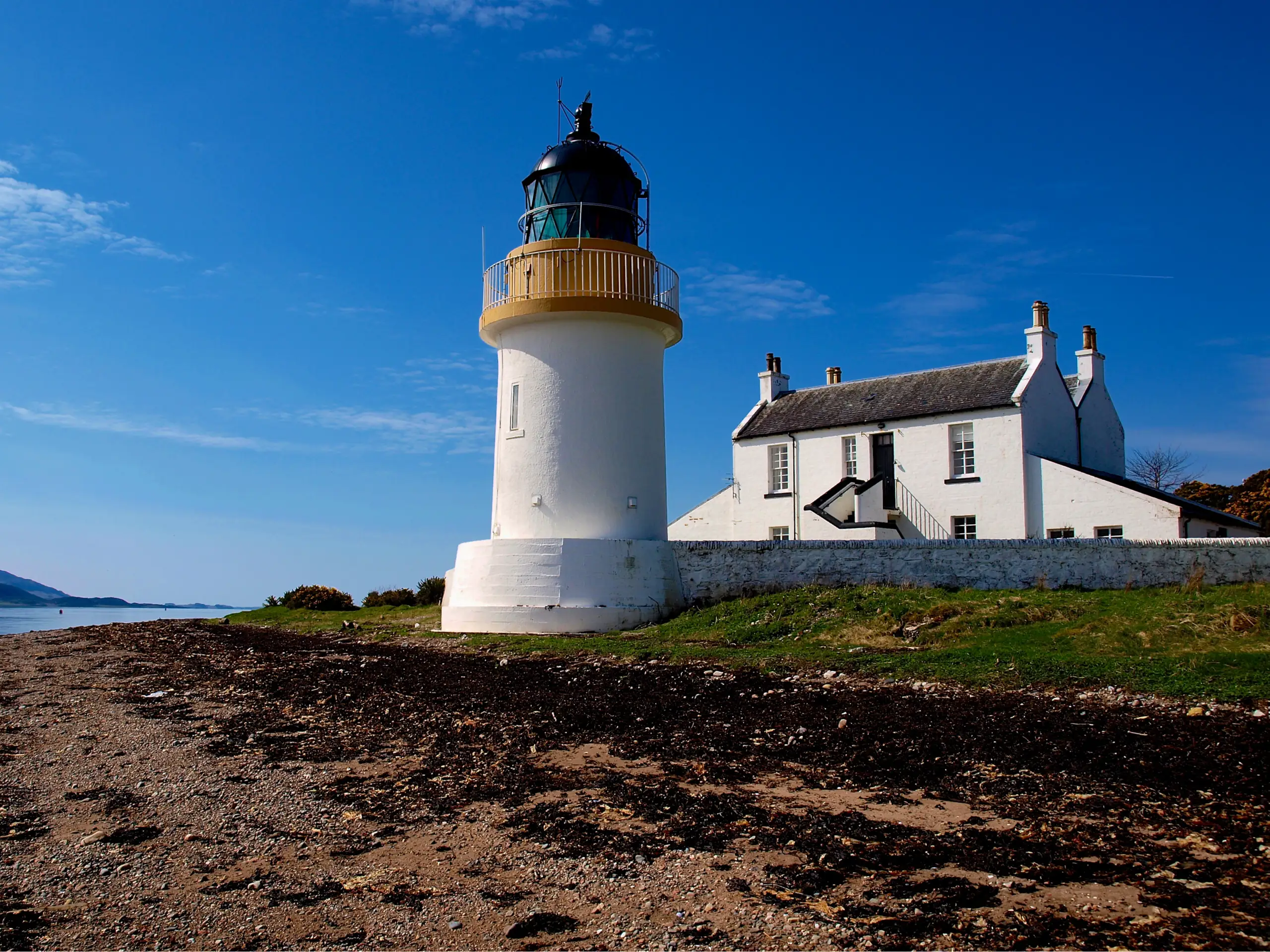 The Corran Point lighthouse