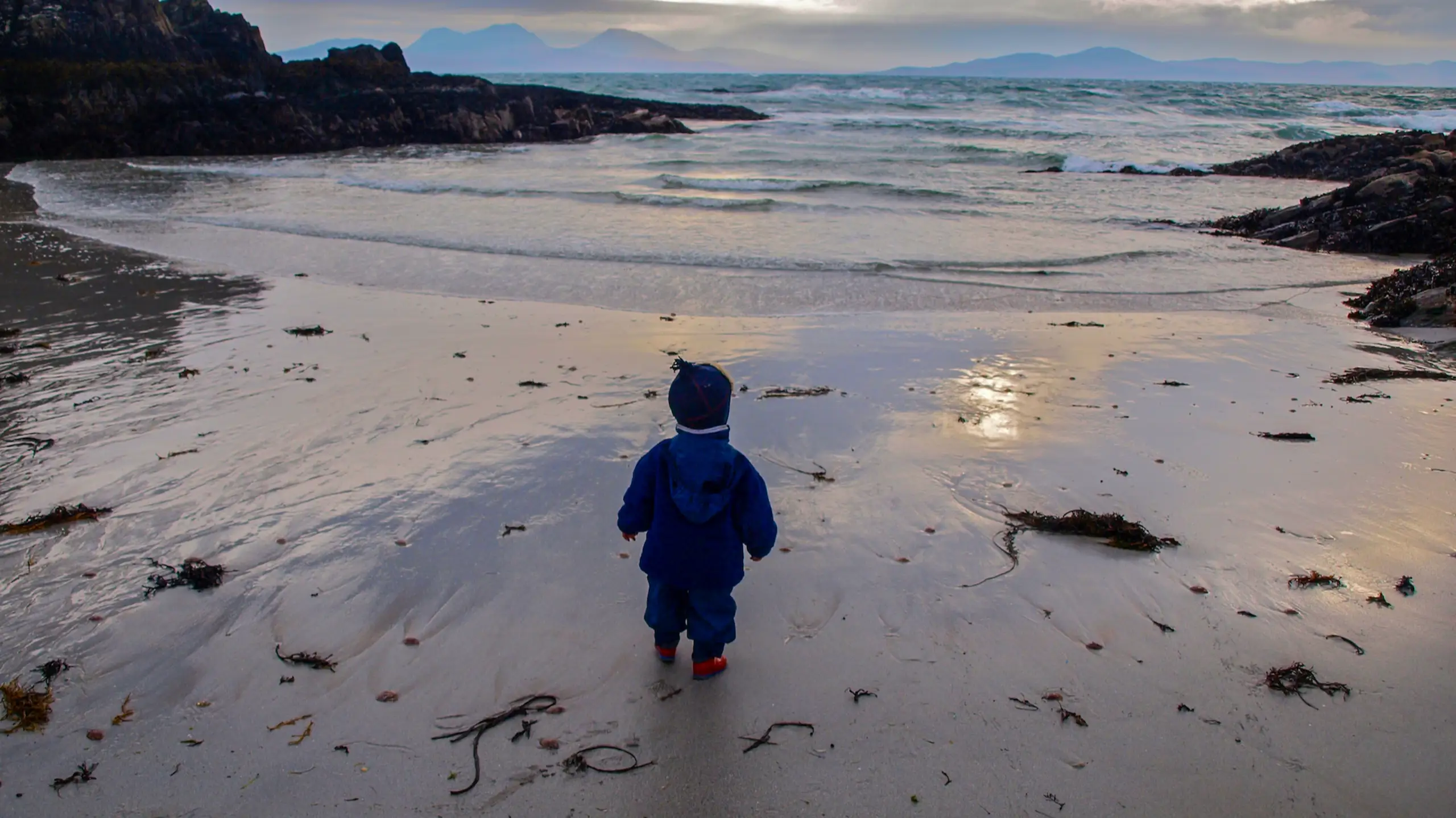 An island with many beaches, and many views of the Paps of Jura