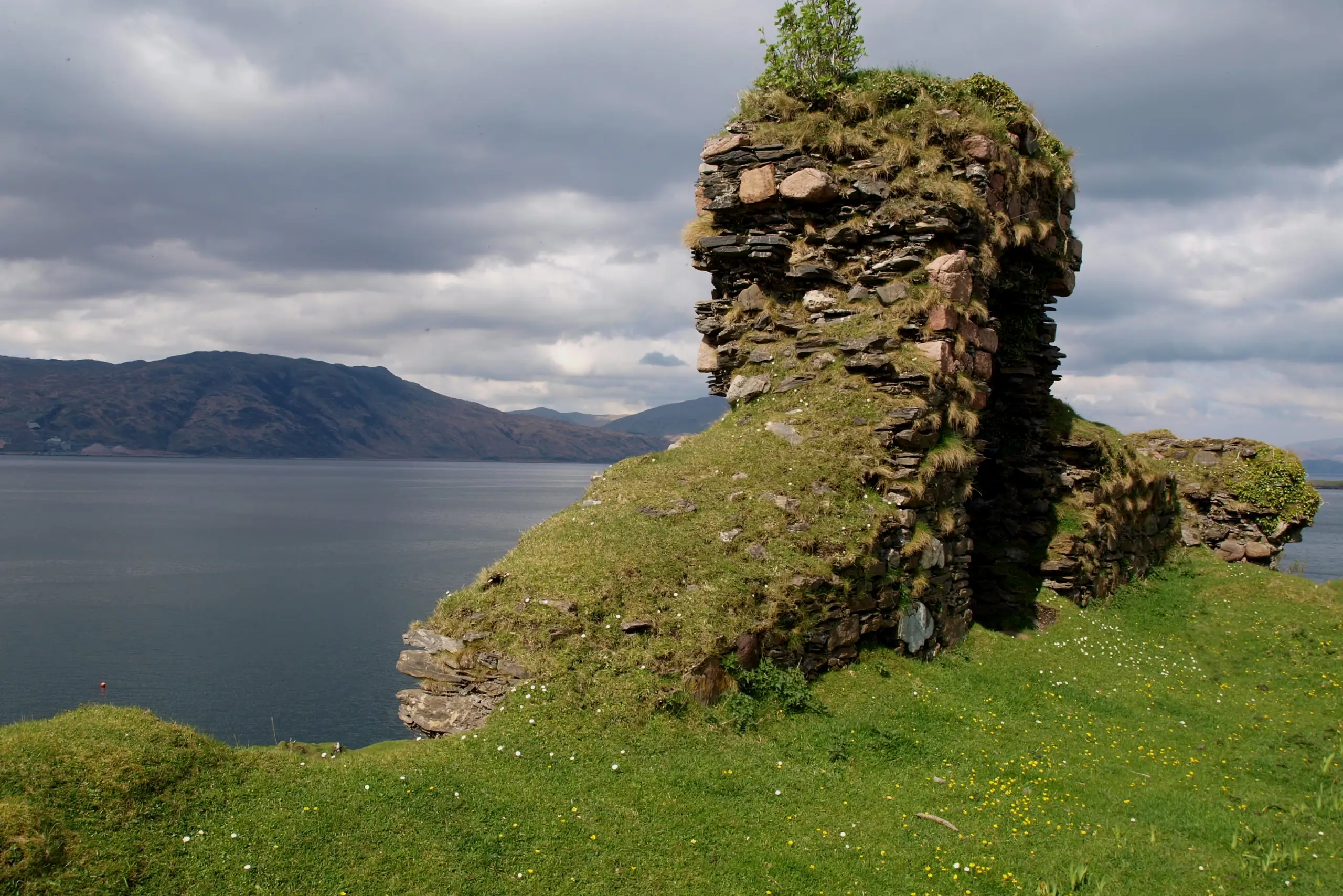 The remains of Castle Coeffin