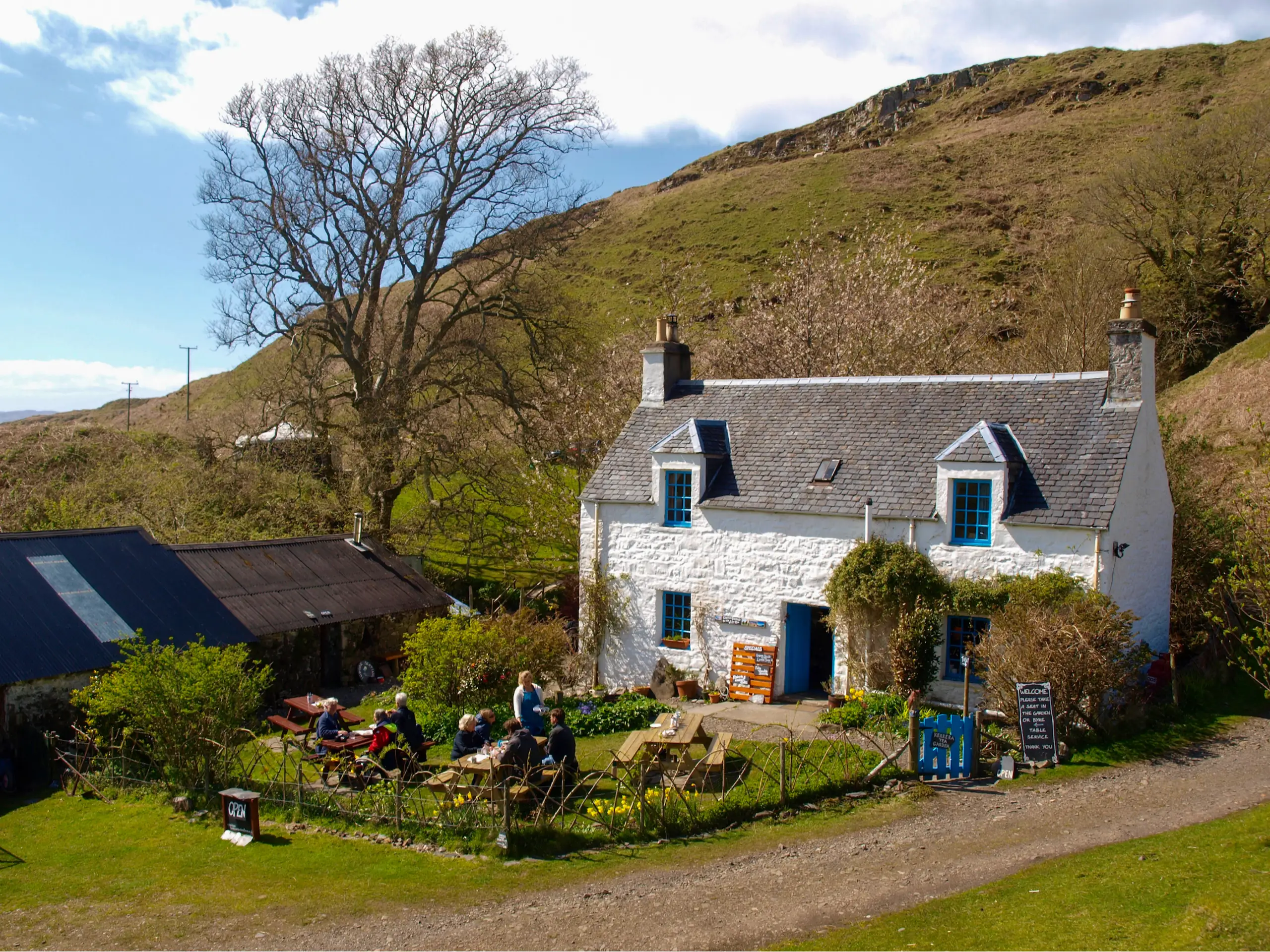 The Kerrera Tea Garden, as far removed from a Costa as it is possible to be