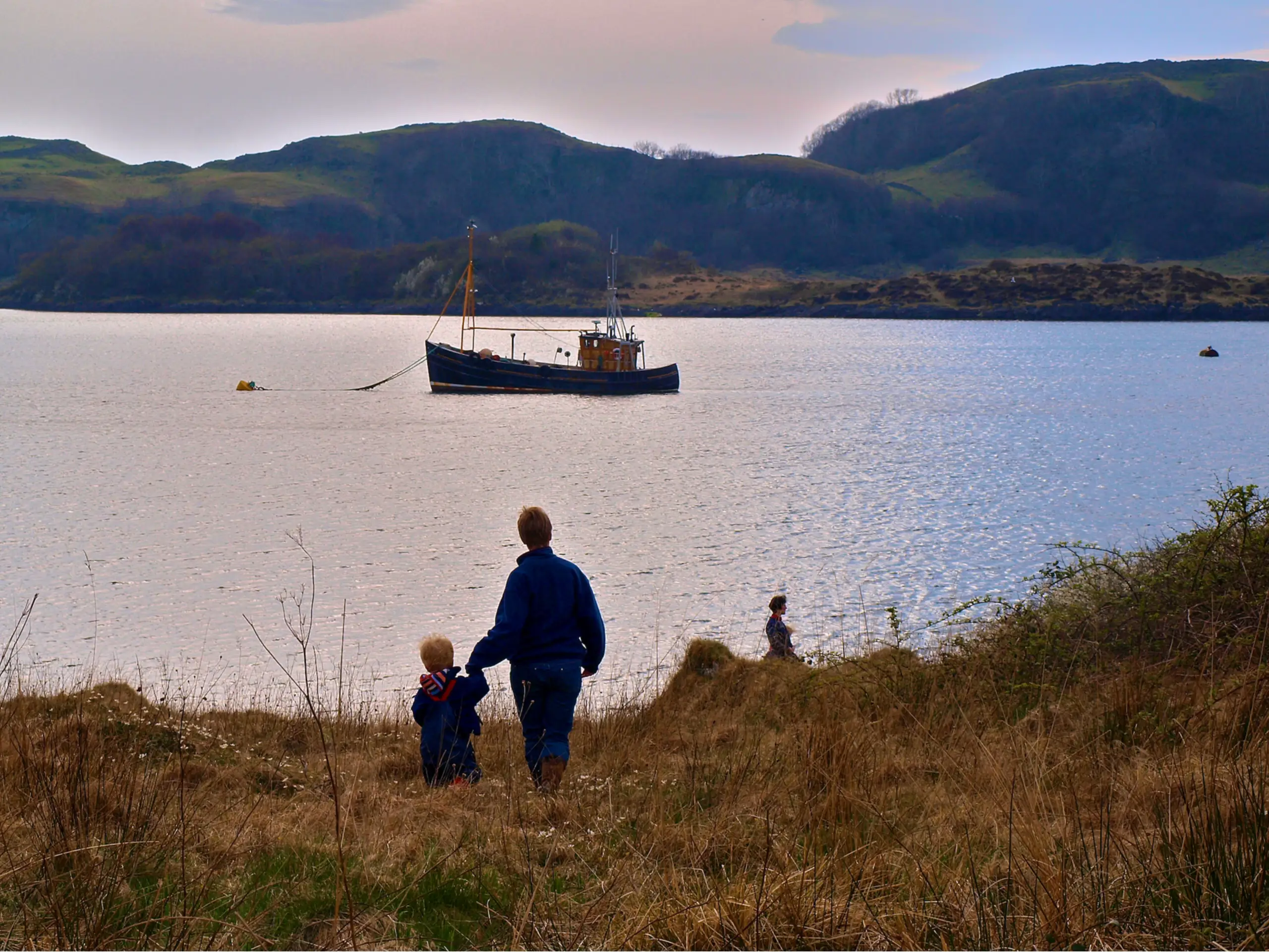 Looking over the main anchorage