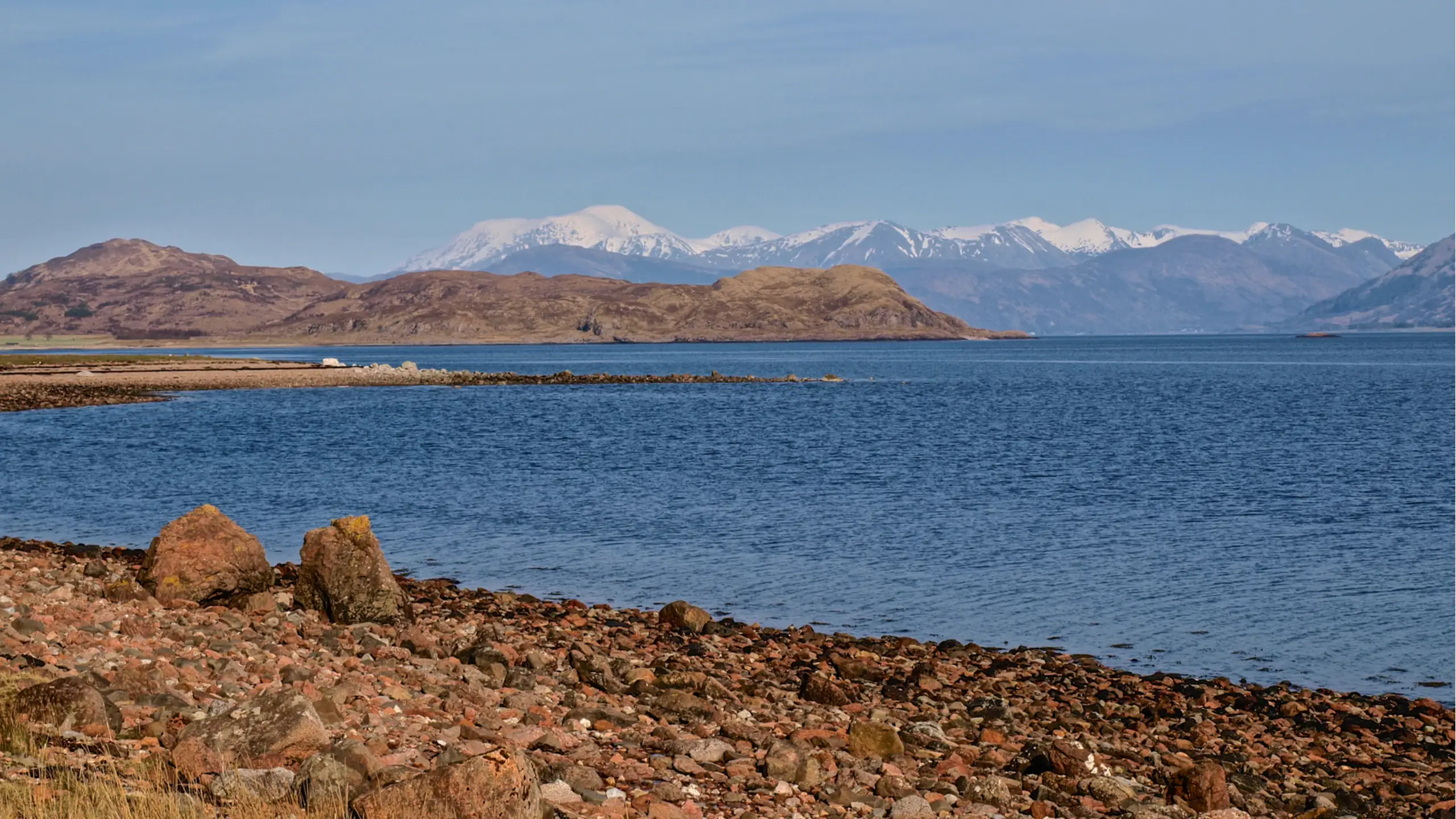 Ben Nevis at the head of Loch Linnhe